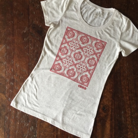 CRKD Tops - CRKD | Beatdown Block Tee | Ladies Size Small |